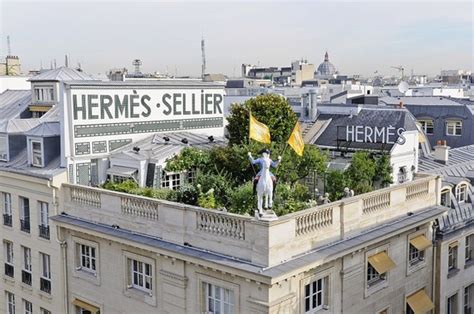 hermes roof garden|the Hermes secret garden.